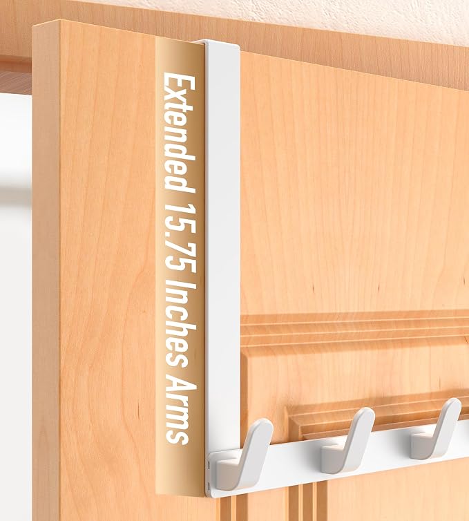 Long Over The Door Hooks with 15.75-inch Arms - Image 5