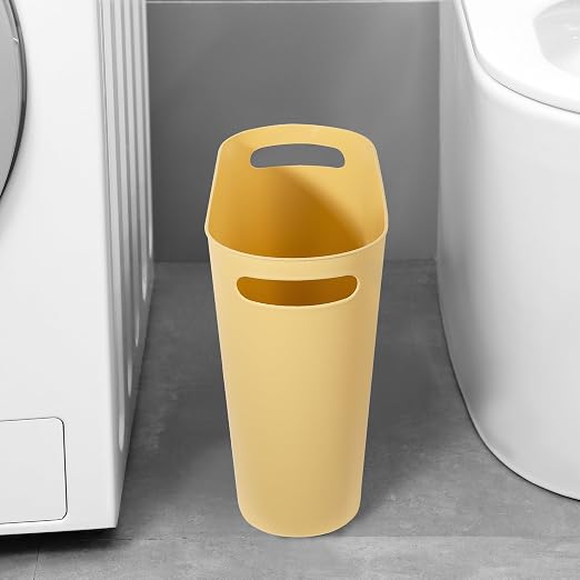 rejomiik Small Bathroom Trash Can, 3.5 Gallon Slim Garbage Can, Office and - Image 3