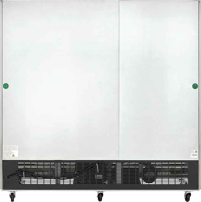 Kratos Commercial Freezer- 3- Solid Door Reach-In, Stainless Steel Exterior, 81" W (67K-006)