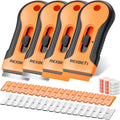 REXBETI Razor Blade Scraper Tool, 4 Pack Windows, Glass Stovetop Scraper | 4 by REXBETI