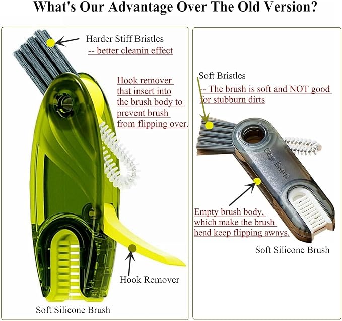 4 in 1 Multifunctional Cup Lid Cleaning Brush Set - Image 3