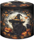 8 Quart Pressure Cooker Dust Cover Accessories Kitchen Appliance Dust & Stains Protection Air Fryer Rice Cooker Cover Halloween Horror Black Cat
