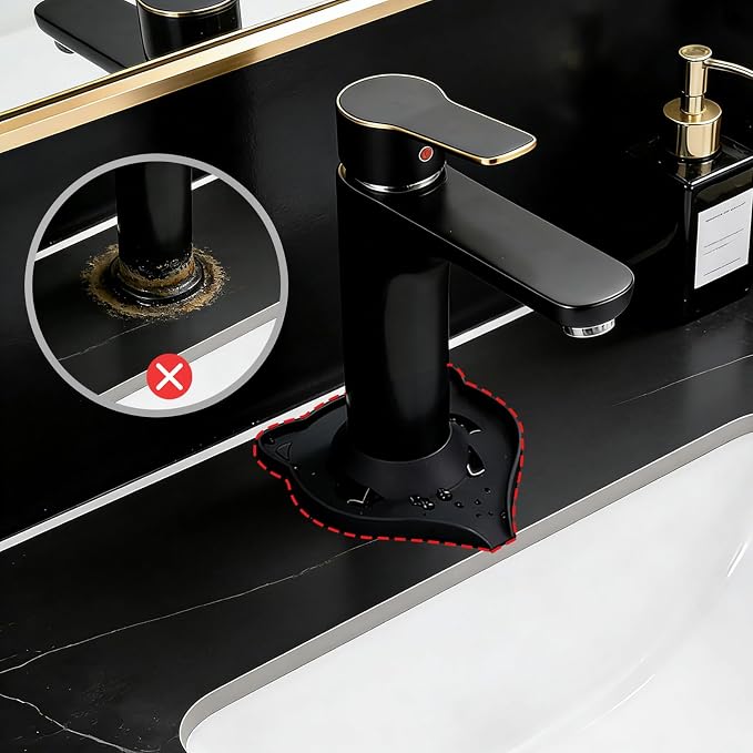 Compact Silicone Kitchen Sink Faucet Splash Proof Mat, Tap Water Diversion - Image 6