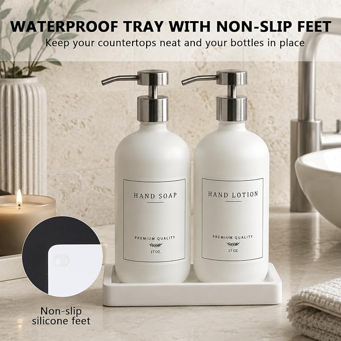 Glass Soap Dispenser Bathroom - Image 6