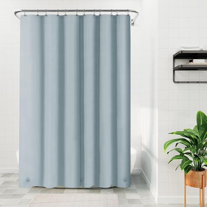 Barossa Design Shower Curtain Liner Standard Size, Stone Blue - Image 6