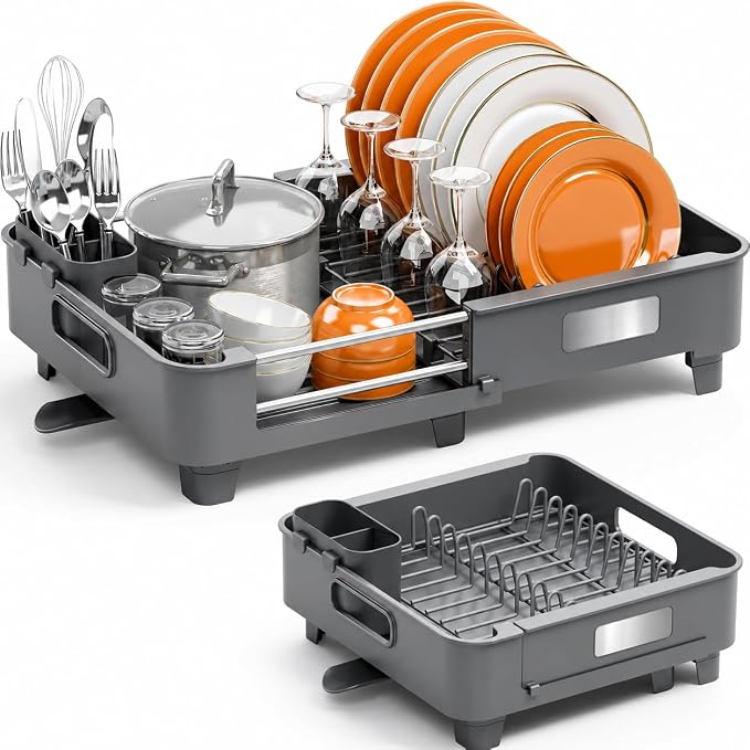 TOOLF Extendable Dish Drying Rack by TOOLF