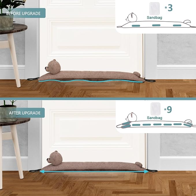Under Door Draft Stopper Decorative Wind Stopper 48 inch - Image 3