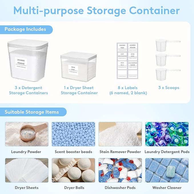 Lifewit Laundry Pods Container - Image 6