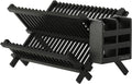 HBlife Dish Rack, Bamboo Folding 2-Tier Collapsible Drainer Dish Drying Rack by HBlife