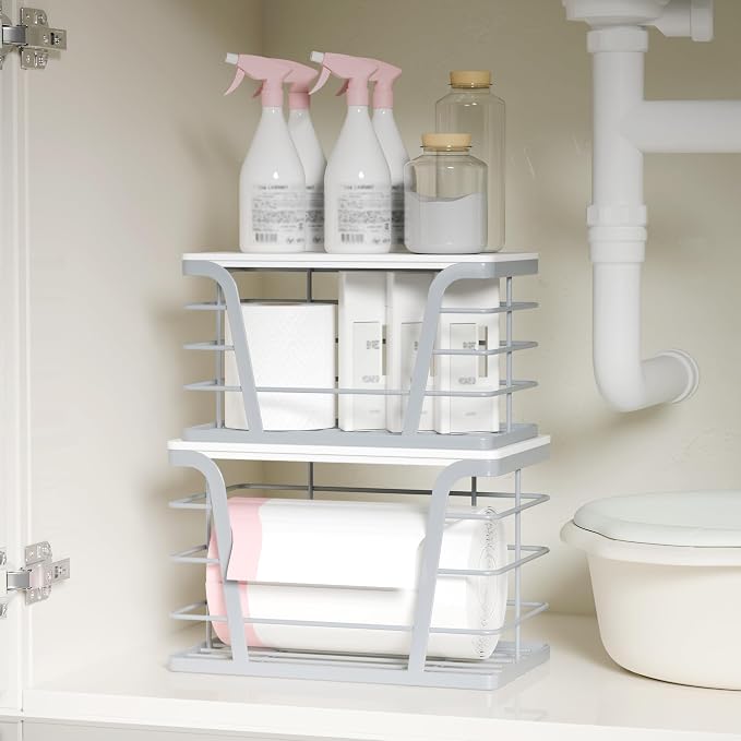 TIDIIABODE 2 Pack Gray Trash Bag Organizer - Image 4