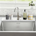 Stone Faucet Mat for Kitchen Sink, Silicone Faucet Handle Drip Catcher Tray Mat by NSVNSV