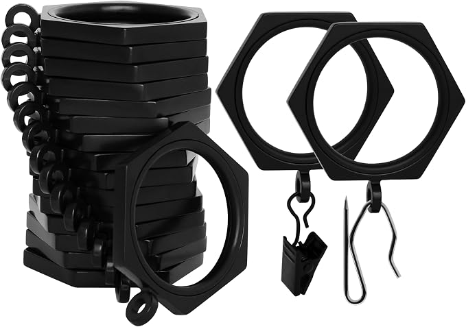 BlastHome® Luxury Curtain Rings by BlastHome