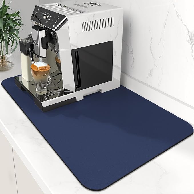 Coffee Mat Super Absorbent Dish Drying Mat Coffee Bar Mat 12"x 19" by WiseLife