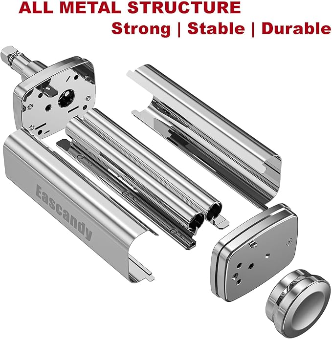 Pasta Roller Attachment for KitchenAid, Stainless Steel Dough Sheeter Attachment for KitchenAid Stand Mixer, 8 Gears Adjustable Thickness.