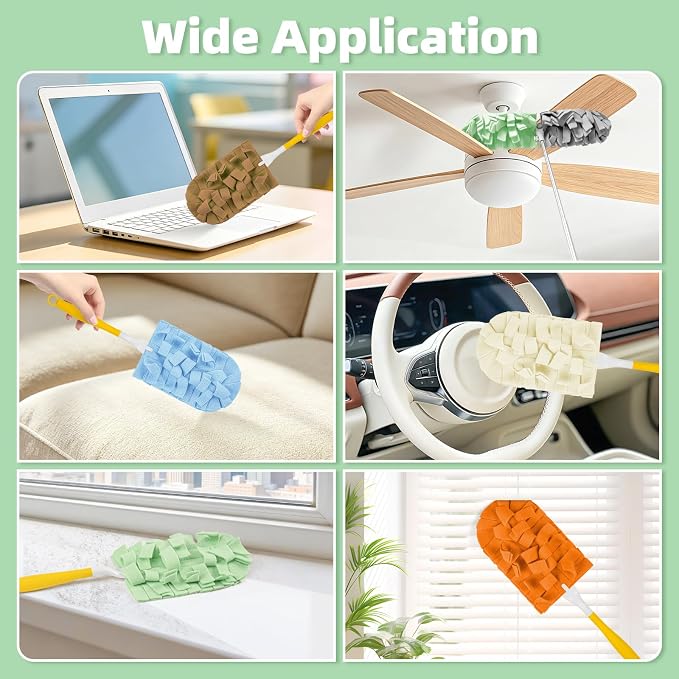 12 PCS Microfiber Reusable Duster Refills - Image 7