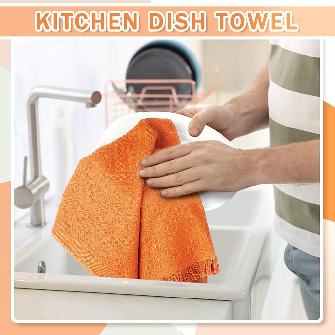HunnmingRe 6 Pack Boho Hand Towel - Image 7