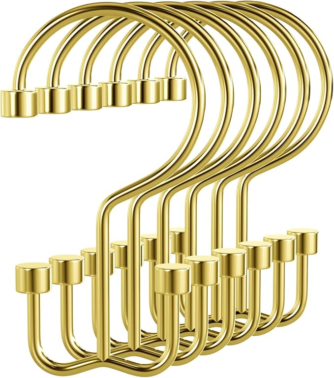 Bathway Shower Curtain Hooks Gold Shower Curtain Rings by Bathway