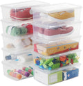 Stackable Plastic Storage Shoebox, BPA-Free Nestable Container by OMNISAFE