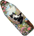 Nuxovilar Hammock Cat Cotton Ironing Board Cover 15x54 Fabric by Nuxovilar