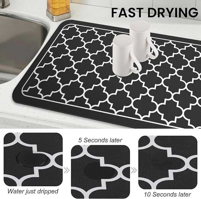 Dish Drying Mat Absorbent Dish Drying Mats - Image 4