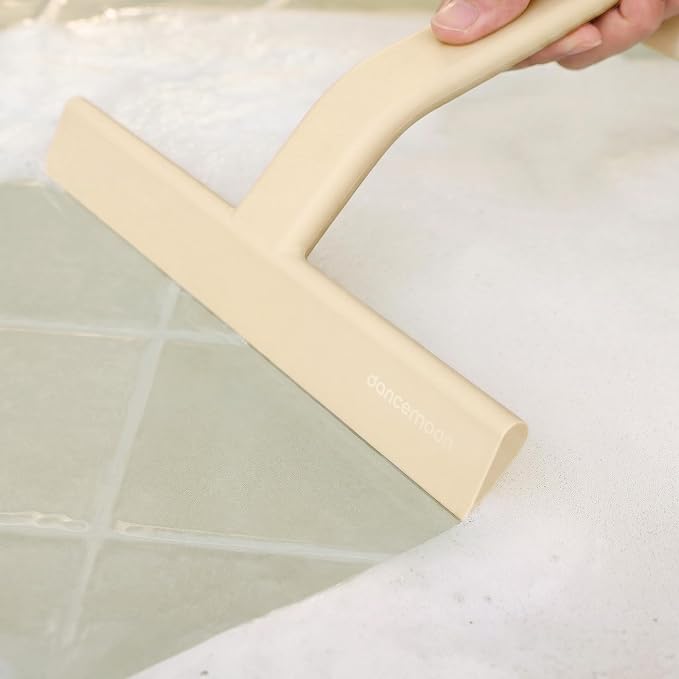 JustHang Shower Squeegee with Built-in Hook, All-One-Piece Soft-Touch Silicone - Image 6