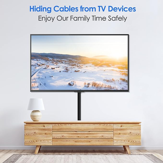 Yecaye TV Cord Hider, 125in Cord Cover, W1.18in H0.6in, Wire Covers - Image 3