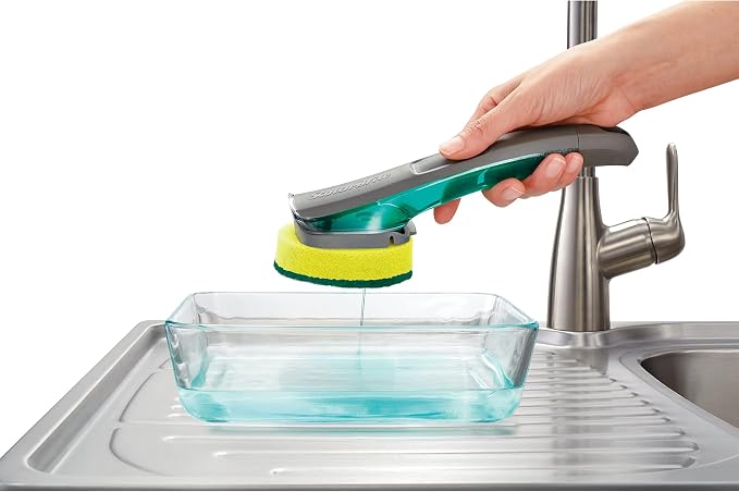 Scotch-Brite Heavy Duty Advanced Soap Control Dishwand Kit, Includes 1 Wand & 5 - Image 9