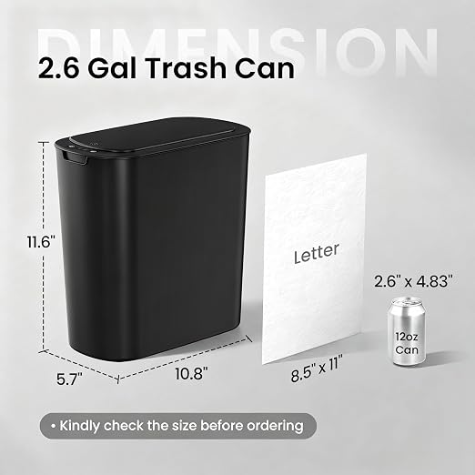 Cesun Automatic Small Bathroom Trash Can - Image 2