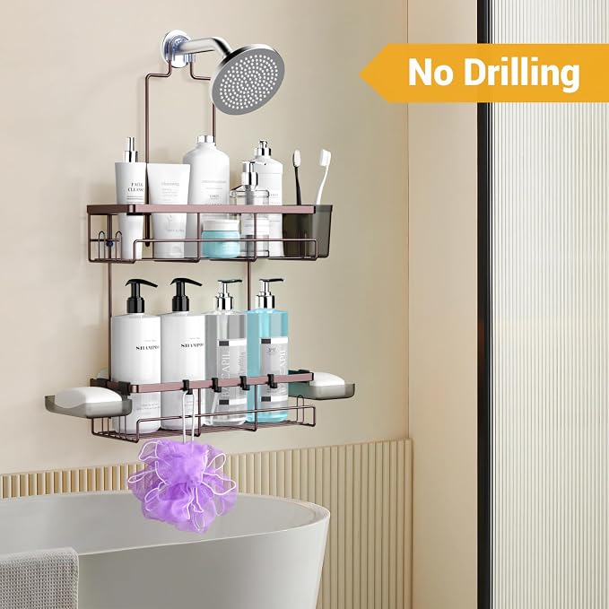 Hanging Shower Caddy Over Showerhead - Image 5