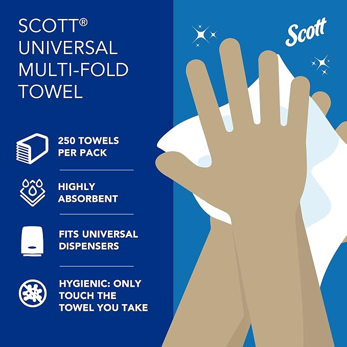 Scott Professional Multifold Paper Towels, 12 x 250 Sheets | Universal - Image 10