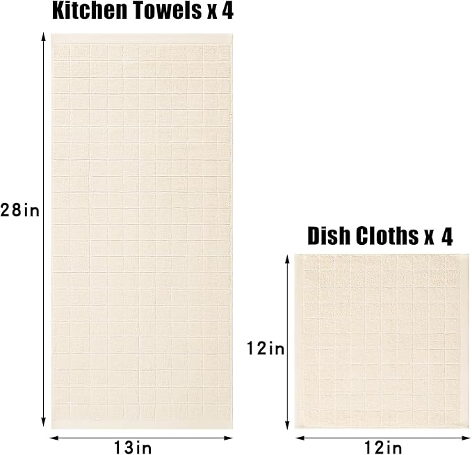 Homaxy Kitchen Towels and Dishcloths Set - Image 4