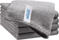 HOMEXCEL Grey Cleaning Rags 5 Pack, Highly Absorbent Microfiber Cleaning Cloth by HOMEXCEL