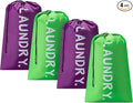 4 Pack Travel Laundry Bag, Extra Large Dirty Clothes Organizer by Unknown