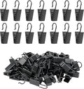 Curtain Clips Hooks, 100 Pack Stainless Iron Drapery Hooks Clips by Unknown