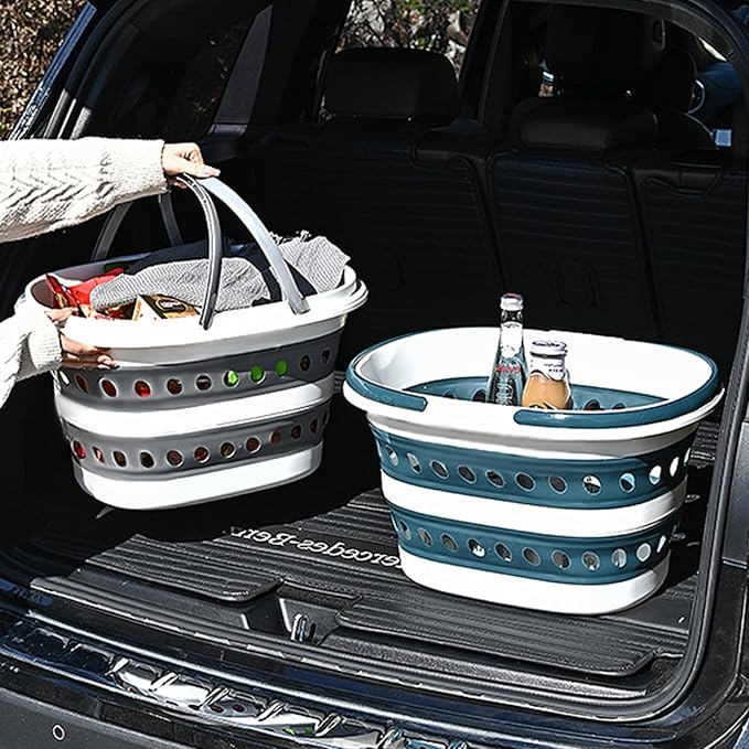 Compact Collapsible Laundry Basket, Small Size Pop-Up Hamper Perfect - Image 5