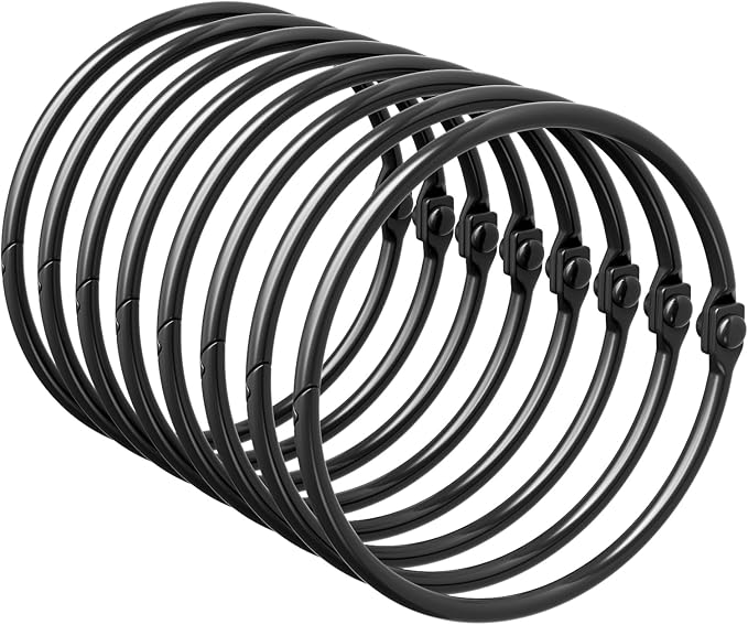 Bathway Shower Curtain Rings, Bathway Shower Curtain Hooks, Anti-Drop Shower by Bathway