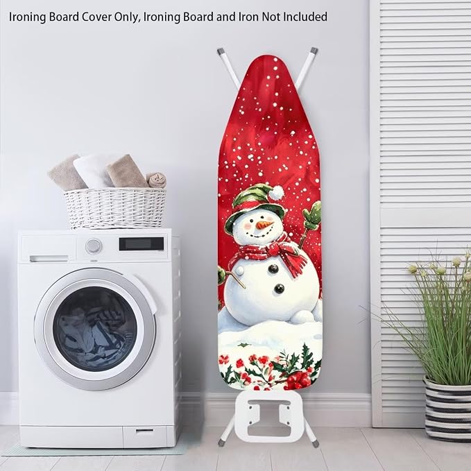 Christmas Ironing Board Cover Kawaii Snowman Ironing Board Covers - Image 3
