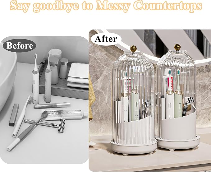 Drainable Toothbrush Toothpaste Holders - Image 6