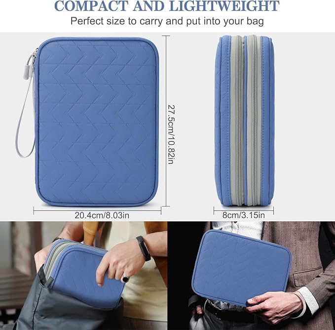 FYY Electronic Organizer, Travel Tech Pouch Bag, Extra Large, Waterproof - Image 2