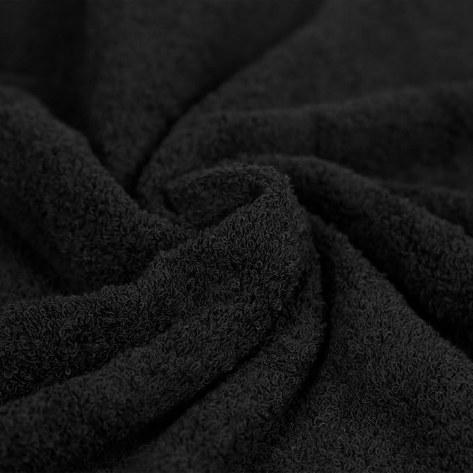 Amazon Basics 6-Piece Highly Absorbent Fade-Resistant Towel Set, 100% Cotton - Image 5