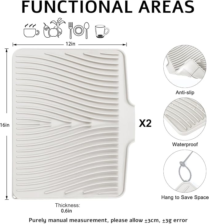 TIKNIK Silicone Dish Drying Mat - Image 2