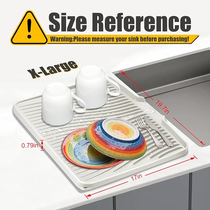 TIKNIK Silicone Dish Drying Mat - Image 2