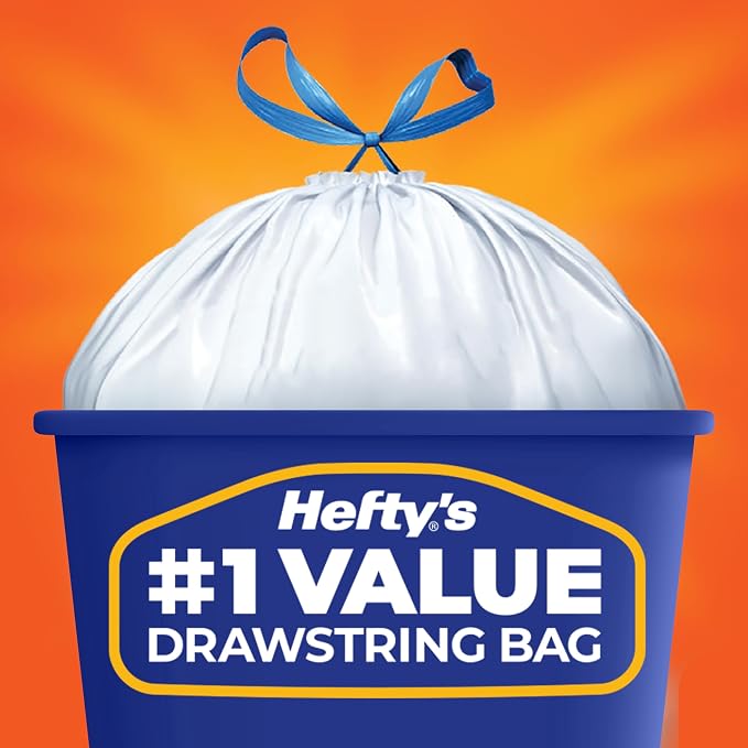 Hefty Strong 13G Tall Kitchen Trash Bags, 90ct | Bulk Pack, 13 Gallon Trash Bags - Image 7