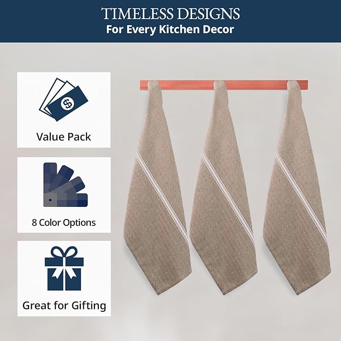 LANE LINEN 100% Cotton Dish Towels - Image 4