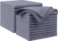 AIDEA Microfiber Cleaning Cloth Grey 20PK, Microfiber Towels 12"×12" | Premium by AIDEAHOME