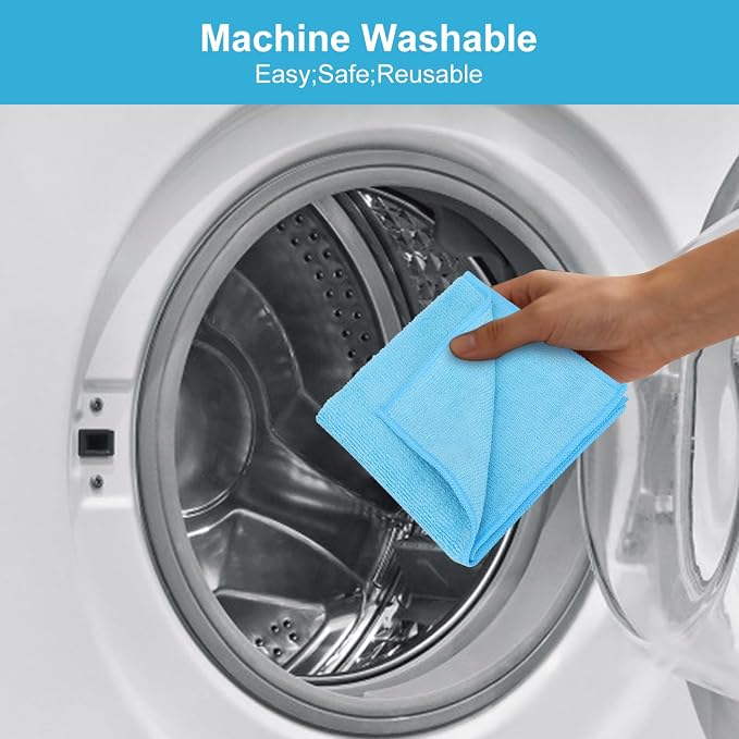 Microfiber Cleaning Cloth: 24 Pack Cleaning Towels - Image 5