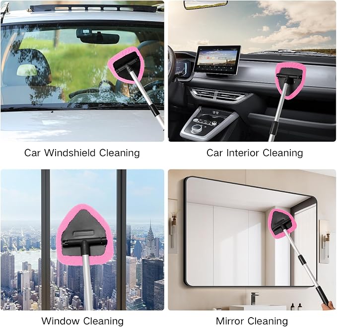 Qydipclin 11pcs Windshield Cleaner Tool, Car Window Cleaning Wash Kit - Image 5
