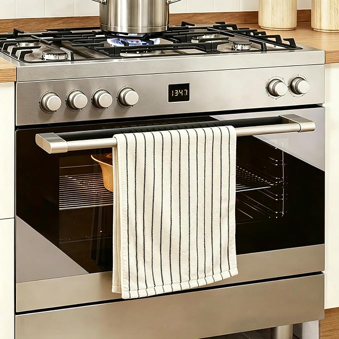 Striped Kitchen Towels for Family: Decorative Classic - Image 2