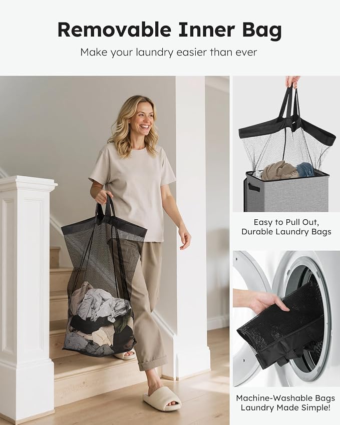 SOLEDI Slim Laundry Basket - Image 5