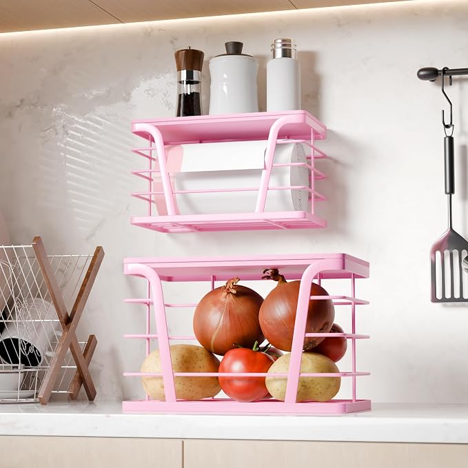 TIDIIABODE 2 Pack Pink Trash Bag Holder - Image 7